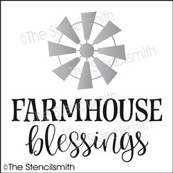 6757 - Farmhouse Blessings (Windmill) - The Stencilsmith