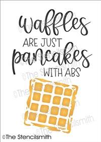 6772 - waffles are just pancakes - The Stencilsmith