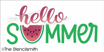 6784 - hello summer (watermelon) - The Stencilsmith