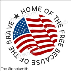 6789 - Home of the free because (flag) - The Stencilsmith