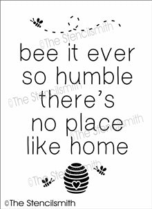 6791 - bee it ever so humble - The Stencilsmith