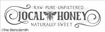 6804 - Local Honey raw pure - The Stencilsmith