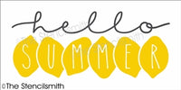6815 - hello summer (lemons) - The Stencilsmith