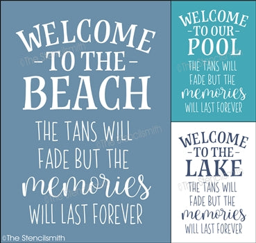 6825 - Welcome to the ... the tans will fade but - The Stencilsmith