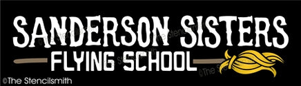 6858 - Sanderson Sister flying school - The Stencilsmith