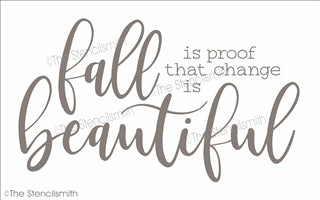 6911 - fall is proof that - The Stencilsmith
