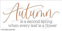 6928 - Autumn is a second spring - The Stencilsmith