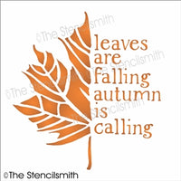 6975 - leaves are falling autumn - The Stencilsmith