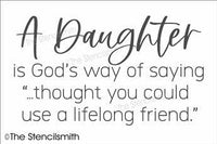 6994 - A Daughter is God's way of - The Stencilsmith