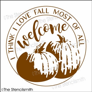 6998 - I think I love fall most of all WELCOME - The Stencilsmith