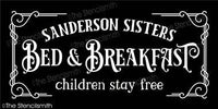 7012 - Sanderson Sisters Bed & Breakfast - The Stencilsmith