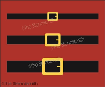 7047 - santa belt buckles - The Stencilsmith