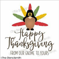 7049 - Happy Thanksgiving gnome - The Stencilsmith