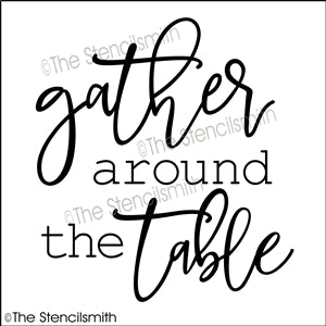 7051 - gather around the table - The Stencilsmith